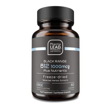 Pharmalead Black Range B12 1000mcg Plus Nutrients, 60 Capsules