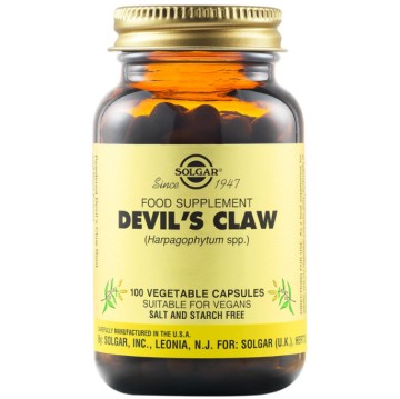 Solgar Devils Claw 100 вегетарианских капсул