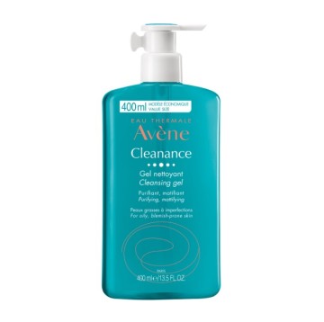 Avène Cleanance Cleanance Cleansing Gel Nettoyant, очищающее средство для лица и тела для жирной кожи, 400 мл