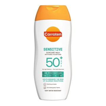 Carroten Sensitive Suncare Milk Spf50+, 200ml Carroten Sensitive Suncare Milk Spf50+, 200ml
