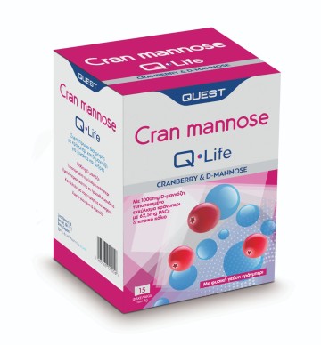 Quest Cran Mannose Q-Life 15x3g Quest Cran Mannose Q-Life 15x3g