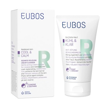 Eubos Cool & Calm Redness Relieving Cream Cleanser 150ml Eubos Cool & Calm Redness Relieving Cream Cleanser 150ml