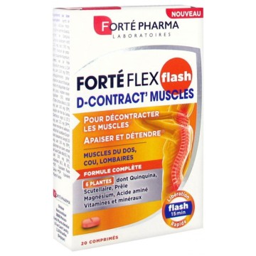 Forte Pharma Forte Flex Flash D-Contract Muscles 20 comprimés