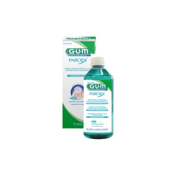 غسول الفم Gum Paroex 0,06٪ CHX و 0,05٪ CPC (1702) ، محلول فموي 500 مل
