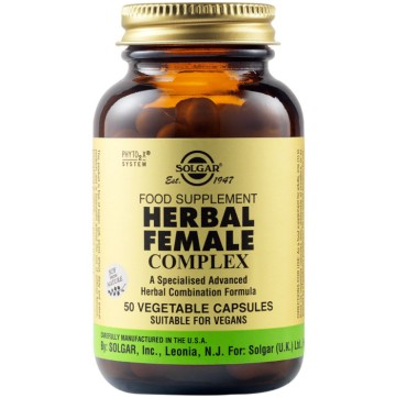 Solgar Complesso femminile a base di erbe Menopausa 50 capsule