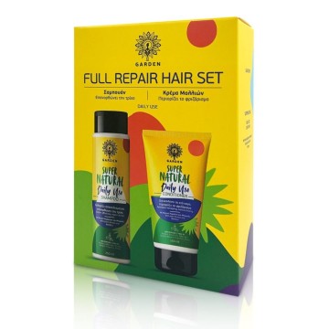 Garden Full Repair Haarset, Shampoo für den täglichen Gebrauch, 250 ml und Spülung, 150 ml