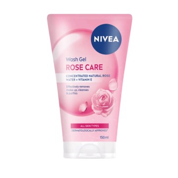 Nivea Face Wash Gel Rose Care for All Skin Types, 150ml Nivea Face Wash Gel Rose Care for All Skin Types, 150ml