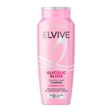 LOreal Paris Elvive Glycolic Gloss Σαμπουάν Λάμψης, 400ml LOreal Paris Elvive Glycolic Gloss Σαμπουάν Λάμψης, 400ml