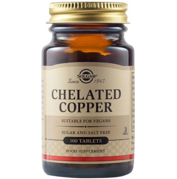 Solgar Chelated Copper 2.5 mg 100 таблетки