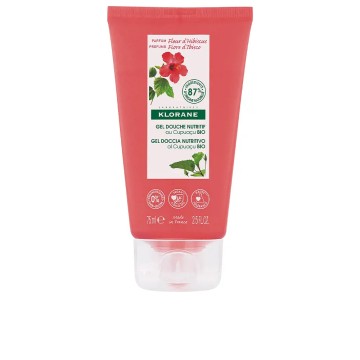 Klorane Hibiscus Flower Подхранващ душ гел с органично масло от Cupuacu 75 ml