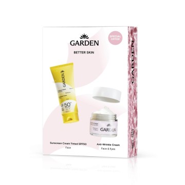 Garden Promo Sunscreen Face Tinted Cream Spf50+,50ml & Anti-Wrinkle... Garden Promo Sunscreen Face Tinted Cream Spf50+,50ml & Anti-Wrinkle...