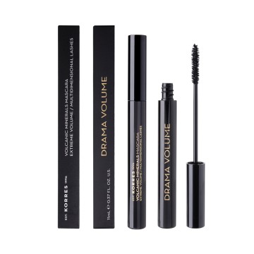 Korres Volcanic Minerals Mascara Drama Volume 01 Black 11ml Korres Volcanic Minerals Mascara Drama Volume 01 Black 11ml