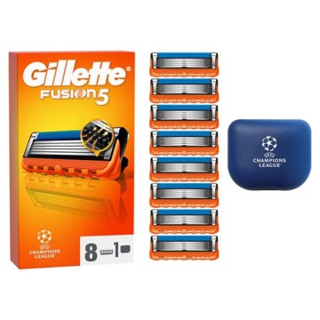 Gillette Fusion5 Ανταλλακτικές Κεφαλές, 8 τμχ & θήκη ταξιδιού Gillette Fusion5 Ανταλλακτικές Κεφαλές, 8 τμχ & θήκη ταξιδιού