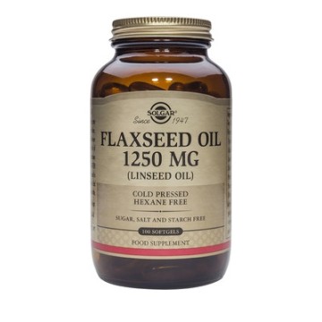 Solgar Flaxseed Oil (Cold Pressed) 1250mg , 100 Softgels