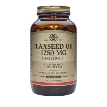 Solgar Flaxseed Oil (Cold Pressed) 1250mg , 100 Softgels Solgar Flaxseed Oil (Cold Pressed) 1250mg , 100 Softgels