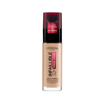 LOreal Paris Infallible 24H Fresh Wear Fond de Teint 125 Rose Naturelle 30ml