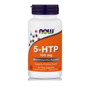 Now Foods 5-HTP 100 mg 60 gélules végétales