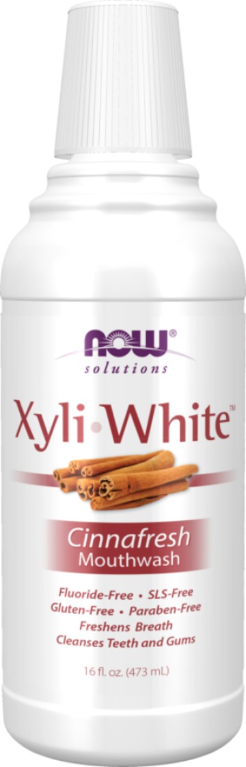 Now Solutions Xyliwhite Cinnafresh Mouthwash 473ml Now Solutions Xyliwhite Cinnafresh Mouthwash 473ml