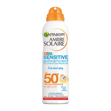 Garnier Ambre Solaire Spray Anti-Sabbia Bambini Spf50 200ml