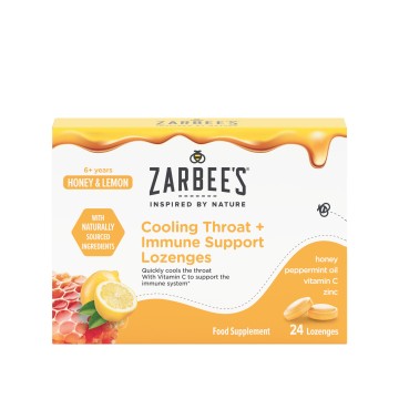 Zarbees Παστίλιες για τον Λαιμό & την Ενίσχυση Ανοσοποιητικού με Μέ...