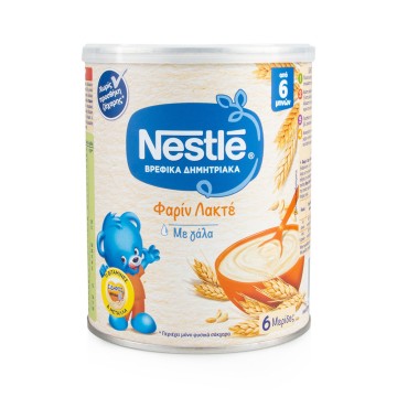 Nestle Βρεφική Κρέμα Φαρίν Λακτέ 6m+ 300gr