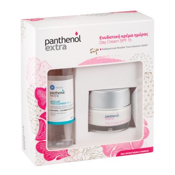 Panthenol Extra Promo Day Cream SPF15 50ml & ΔΩΡΟ Micellar True Cle...