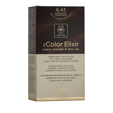 Apivita My Color Elixir 6.43 Βαφή Μαλλιών Ξανθό Σκούρο Χάλκινο Μελί Apivita My Color Elixir 6.43 Βαφή Μαλλιών Ξανθό Σκούρο Χάλκινο Μελί