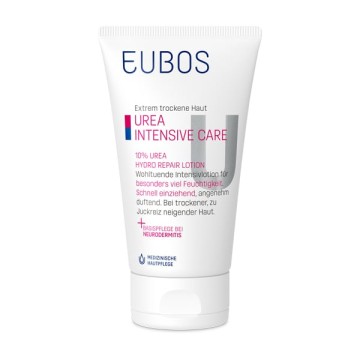 Eubos Urea 10% Hydro Repair Lotion, Увлажняющий лосьон для тела с мочевиной 10% 150мл