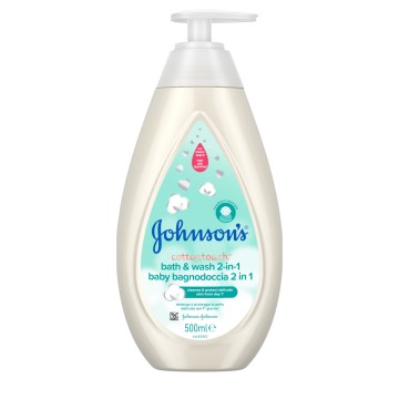 Johnsons Baby CottonTouch 2 σε 1 Αφρόλουτρο & Σαμπουάν 500ml