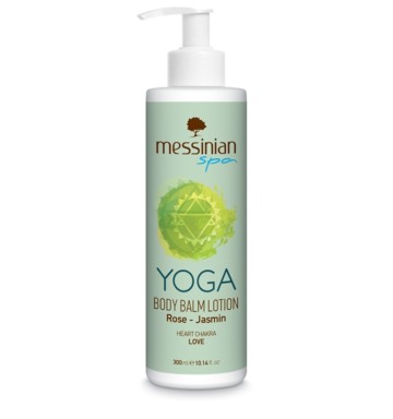 Messinian Spa Yoga Baume Corporel Lotion Rose Jasmin 300 ml
