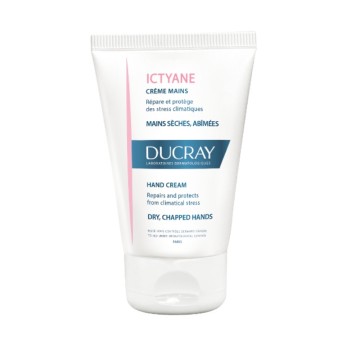 Ducray Ictyane Crème Mains, Hand Cream for Dry & Injured 50ml
