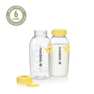 Medela Breast Milk Bottles, 2x250ml Medela Breast Milk Bottles, 2x250ml