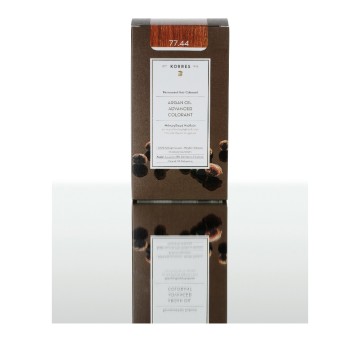 Korres Βαφή ARGAN OIL Advanced Colorant 77.44 Ξανθό Έντονο Χάλκινο Korres Βαφή ARGAN OIL Advanced Colorant 77.44 Ξανθό Έντονο Χάλκινο