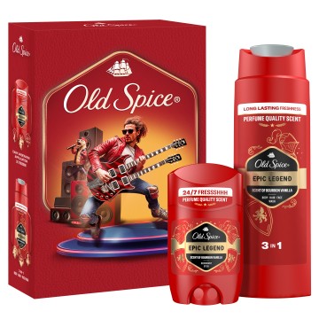 Old Spice Promo Epic Legend with Deodorant Stick, 50ml & Shower Gel... Old Spice Promo Epic Legend with Deodorant Stick, 50ml & Shower Gel...