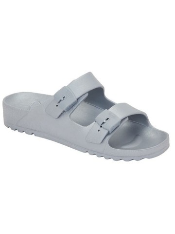 Scholl Bahia Silver Anatomical Slippers