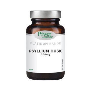 Power of Nature Platinum Range Psyllium Husk 500mg 30 kapak