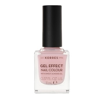 Краска для ногтей Korres Gel Effect с маслом сладкого миндаля №05 Карамельно-розовая 11мл