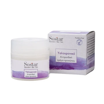 Sostar Focus Crème Visage Anti-Âge à l'Acide Hyaluronique 50 ml