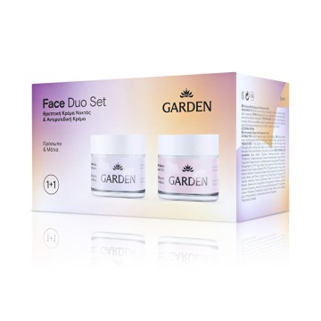 Garden Face Duo Set Nourishing Night Cream 50ml & Anti-Wrinkle Crea...