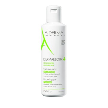 A-Derma Dermalibour Gel Moussant, Cleansing for Irritated-Sensitive Skin 250ml