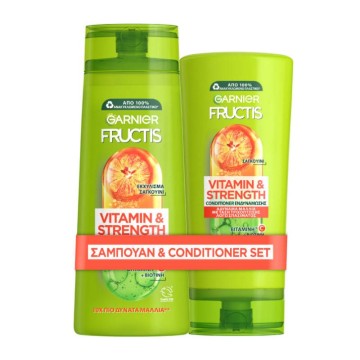 Garnier Promo Fructis Vitamin & Strength Conditioner 200ml & Shampo... Garnier Promo Fructis Vitamin & Strength Conditioner 200ml & Shampo...