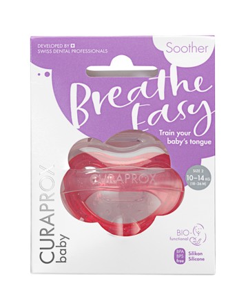 Curaprox Baby Pacifier Pink 18-36m, 1 piece