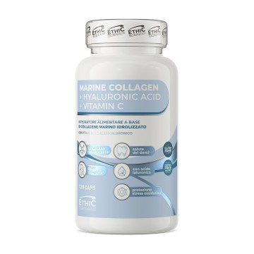 Ethic Marine Collagene + Hyaluronic Acid + Vitamin C 120 κάψουλες