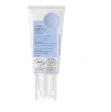 Natura Siberica Organic Certified Day Cream-Gel, Balancing and Moisturizing, for Oily and Combination Skin 50 ml
