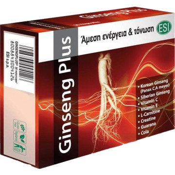 ESI Ginseng Plus Rapid Energy Συμπλήρωμα Διατροφής για Άμεση Τόνωση...
