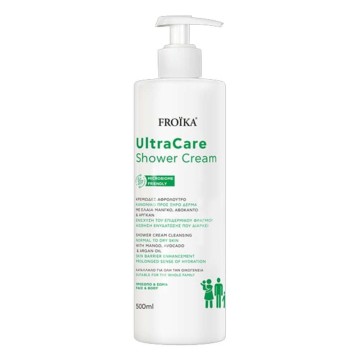 Froika UltraCare Duschcreme Gesicht und Körper für normale bis trockene Haut 500 ml