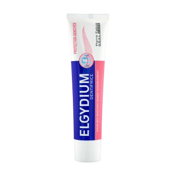 Elgydium Plaque & Gums Zahnpasta, begrenzt Plaque, schützt das Zahnfleisch, 75 ml