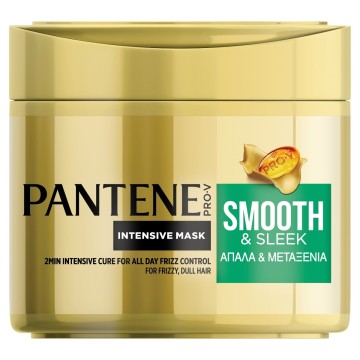 Pantene Intensive Smooth & Sleek Mask Μασκα Απαλα & Μεταξενια 300ml