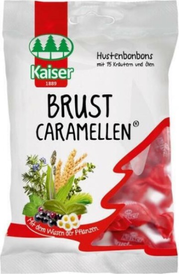 Kaiser Brust Бонбони за кашлица с 15 билки и масла 75гр