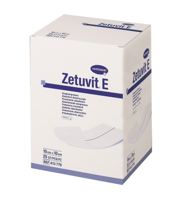 Hartmann Zetuvit E sterile pads 10x10cm 25pcs.